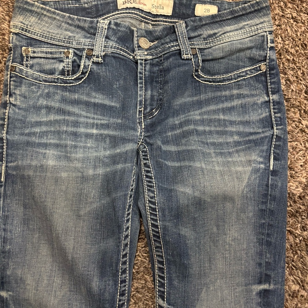 BKE Light Blue Denim Capris - Picture 8 of 9